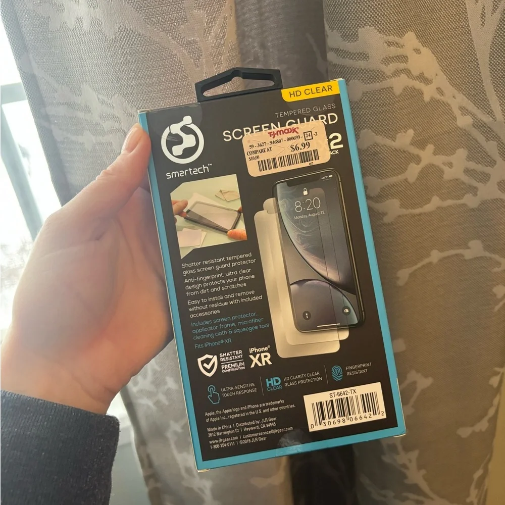 Tempered Glass Screen Guard for iPhone XR - Clear